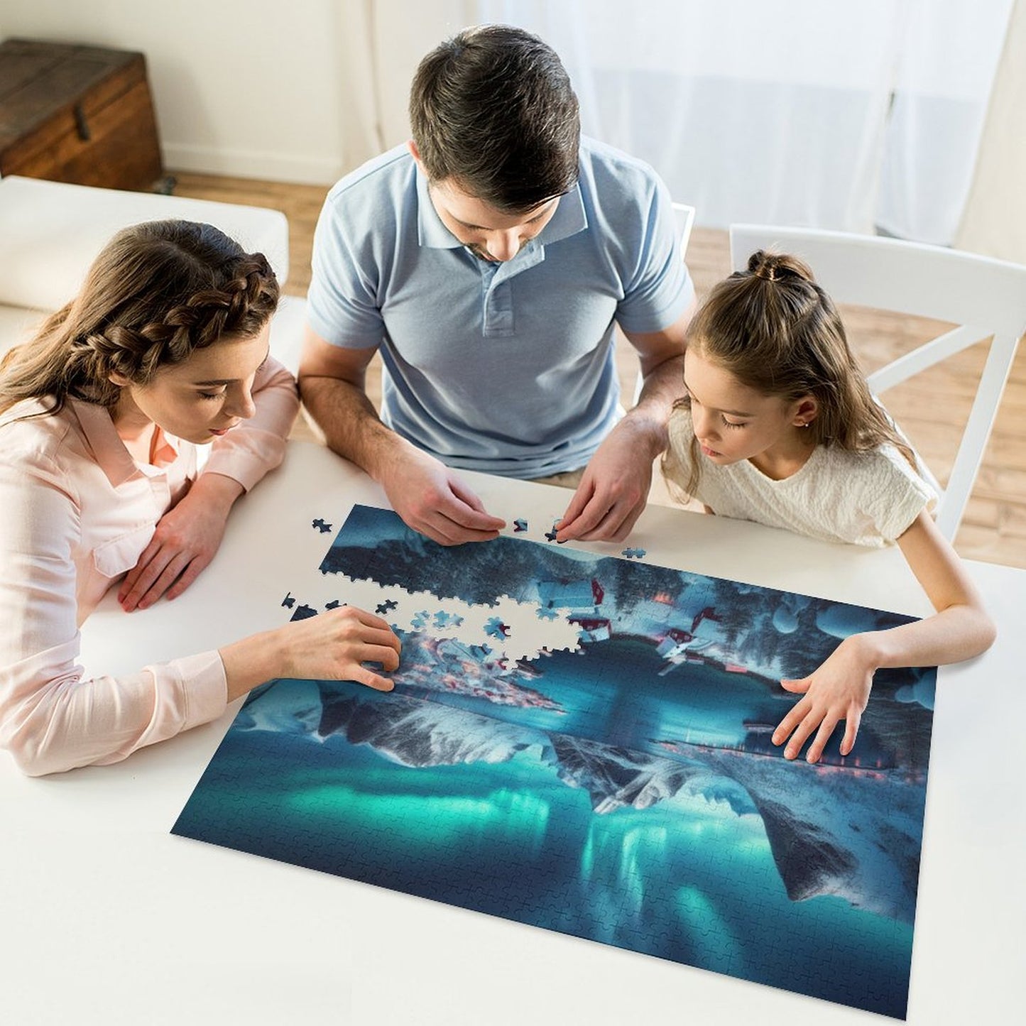 The City of Ice by Diynamite 1000-Piece Wooden Jigsaw Puzzles (Horizontal)