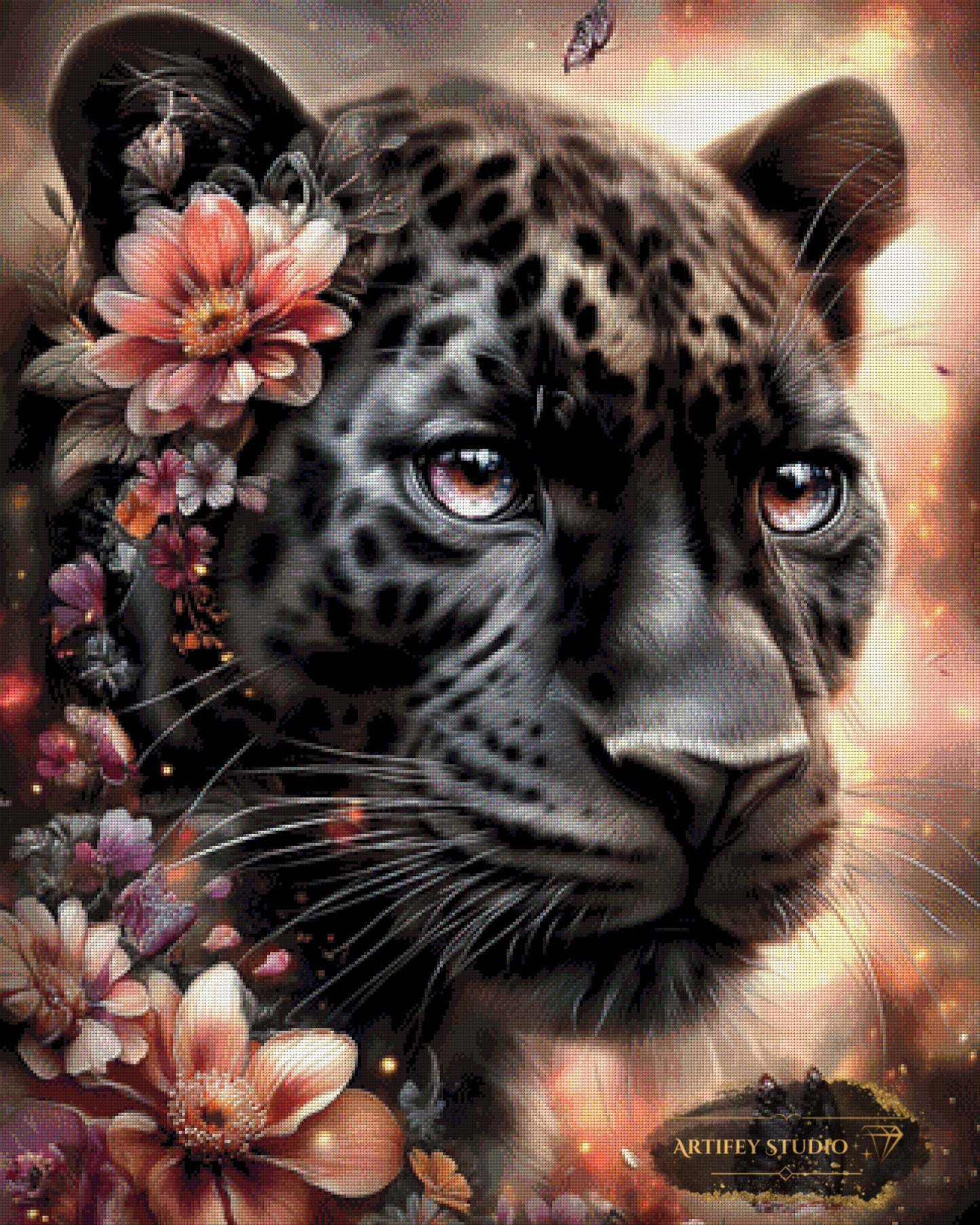 Samt und Glut by LaViie 80x100 mit 180 Farben