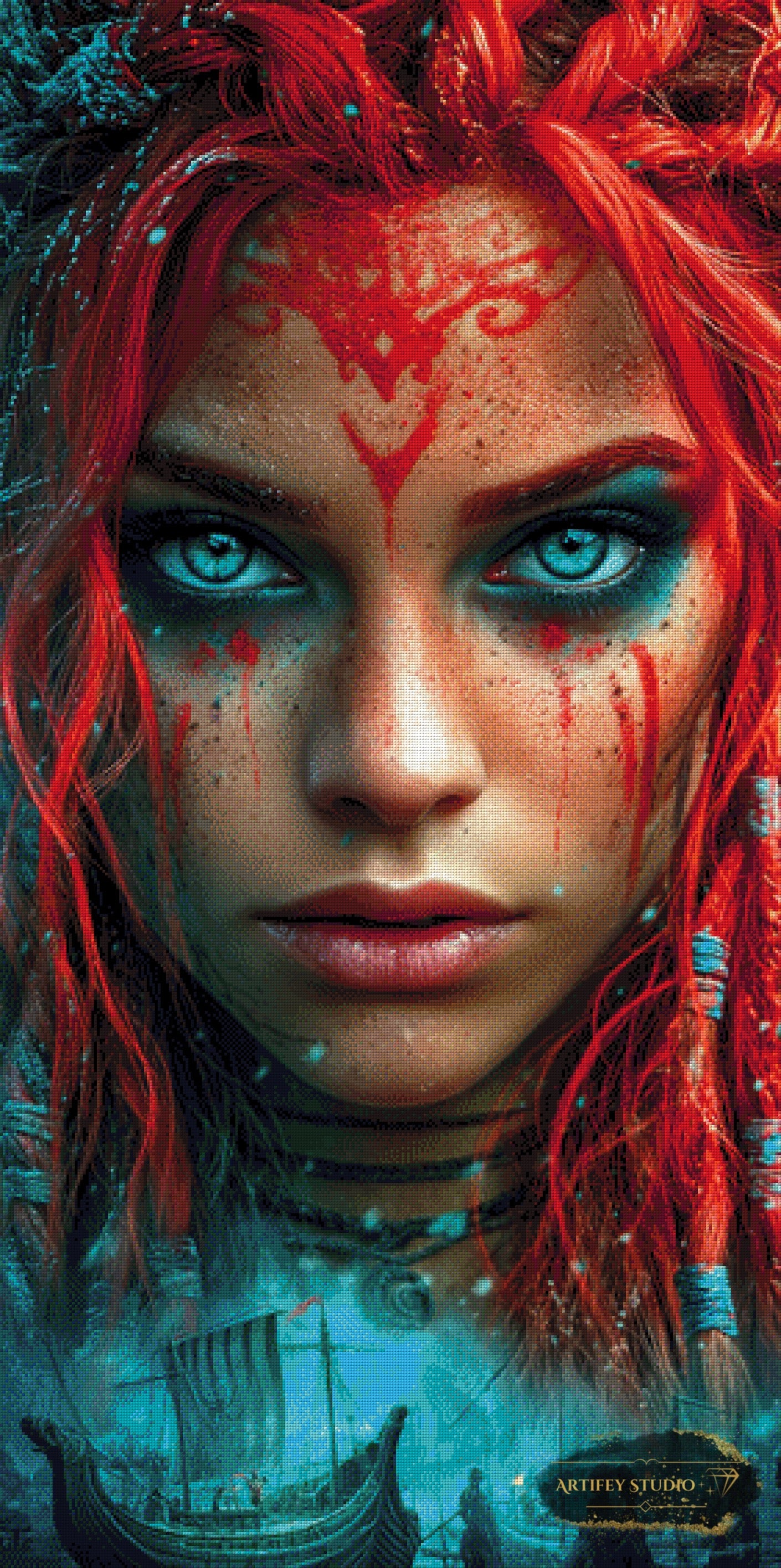 Tochter des Fjords by Artifey 70x140 mit 230 Farben