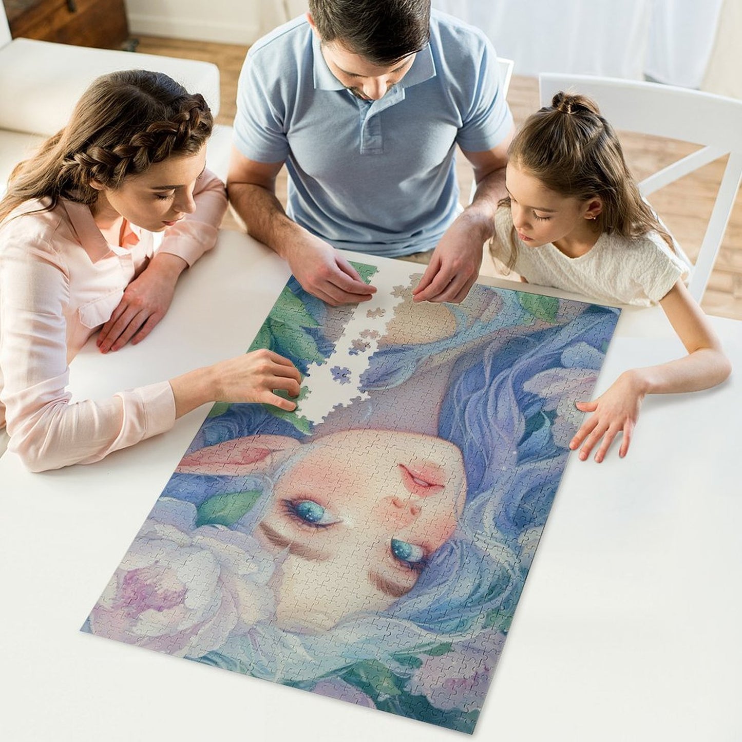 The Breath of Morning Light by Salzkatze 1000-Piece Wooden Jigsaw Puzzles (Vertical)