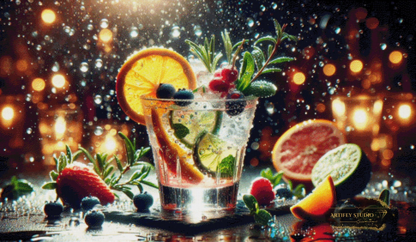 Time for a drink by Diynamite 120x70 mit 310 Farben