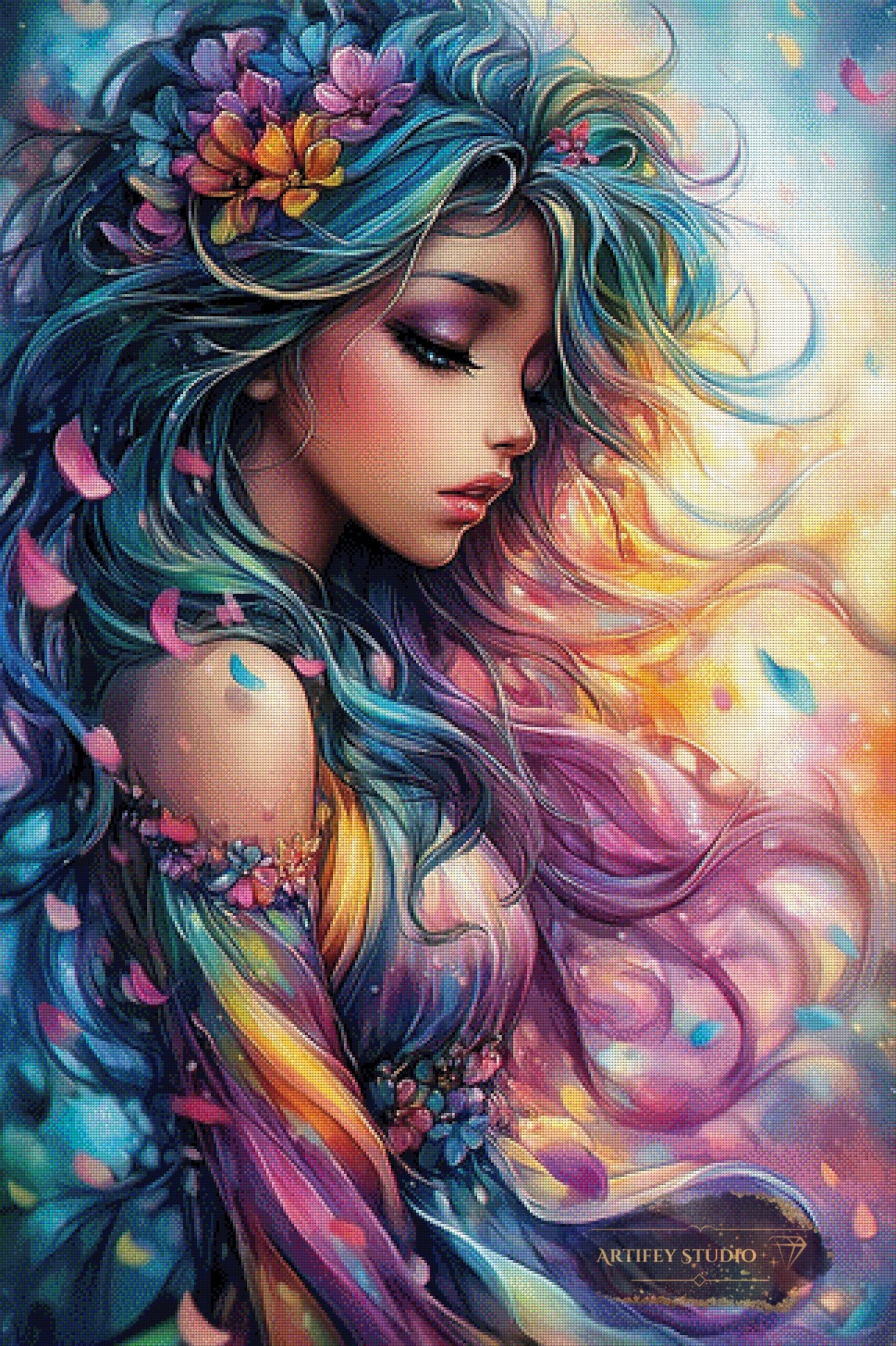 Fading Memory by Mirael 80x120 mit 360 Farben