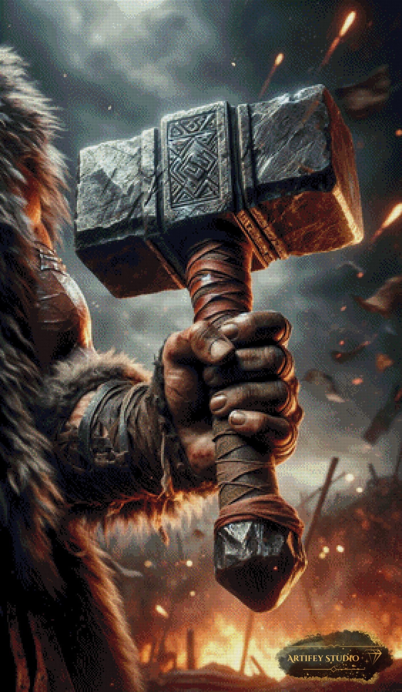 Feuertaufe by Diynamite 70x120 mit 160 Farben