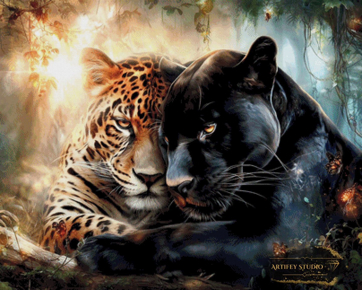 Die Verbundenen by LaViie 100x80 mit 210 Farben