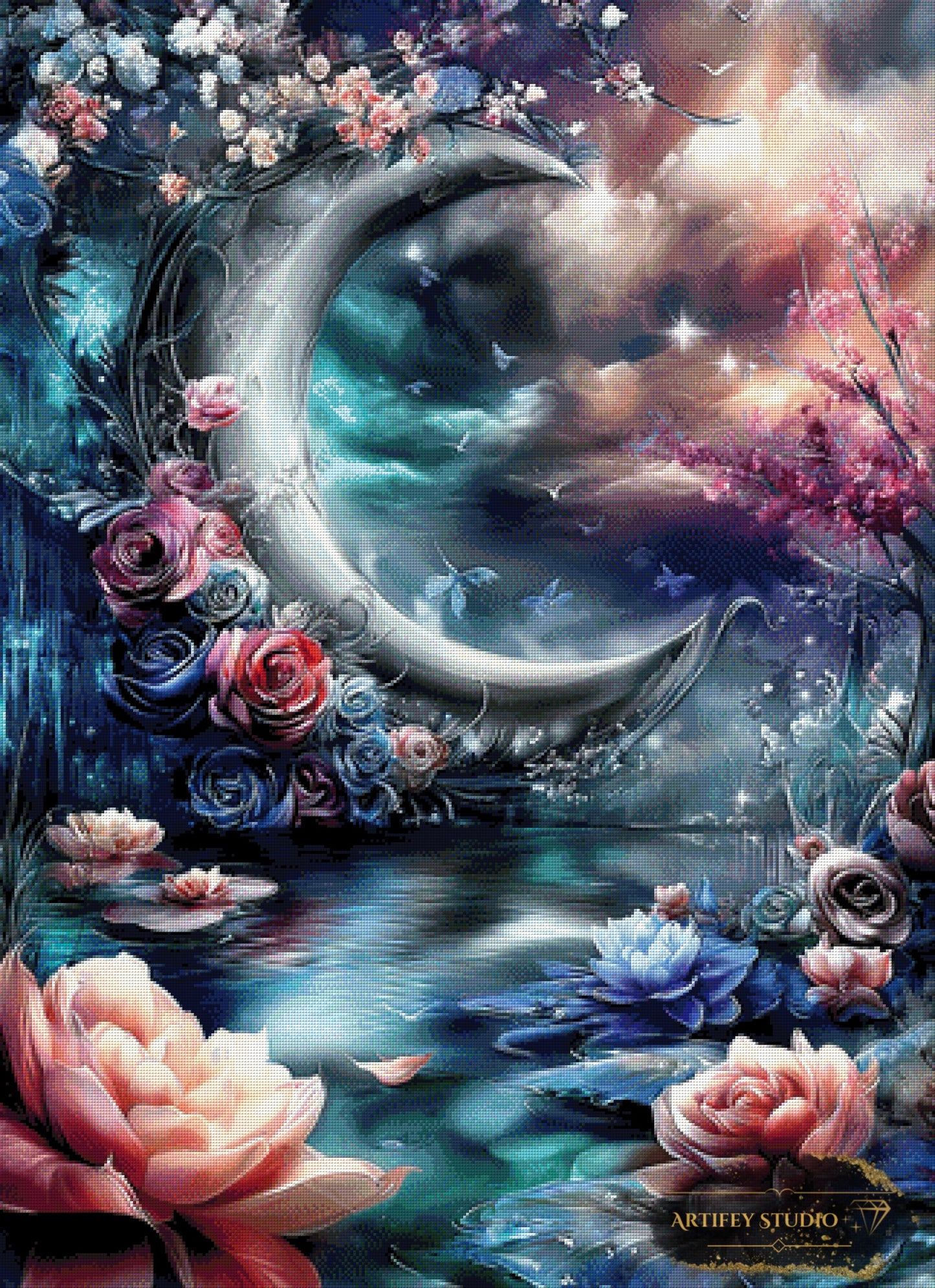 Notte Fiorita by Mirael 80x110 mit 250 Farben