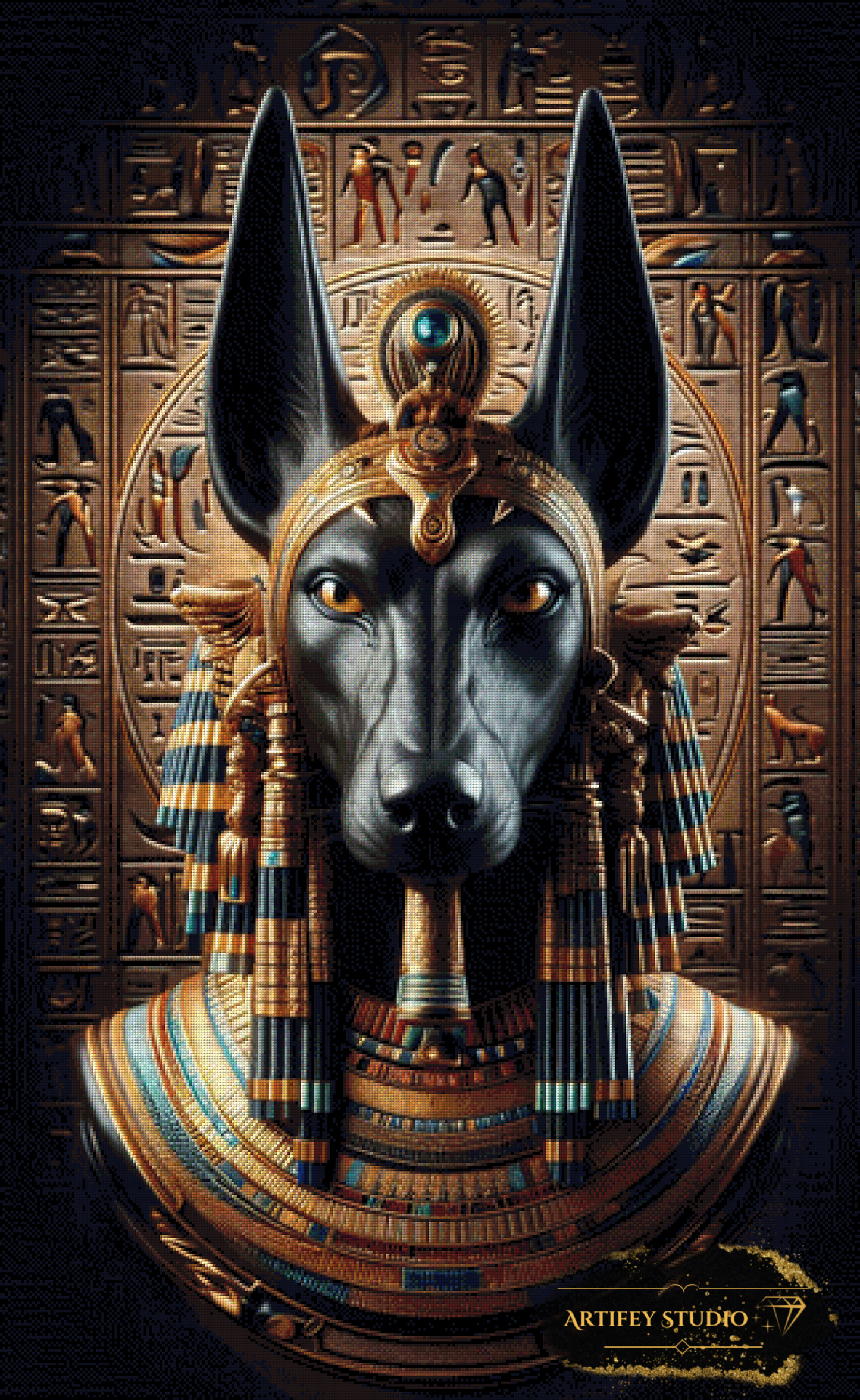 Anubis by DIYnamite 80x130 mit 200 Farben