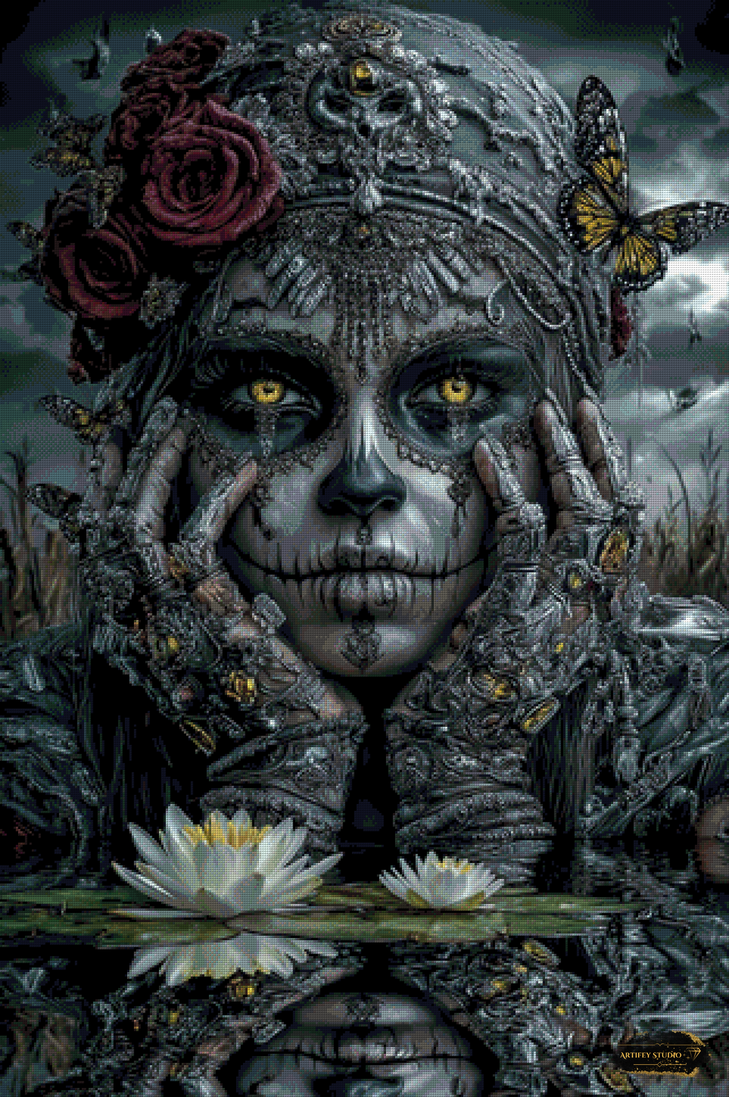 Queen of the Drowned by Artifey 80x120 with 110 colors