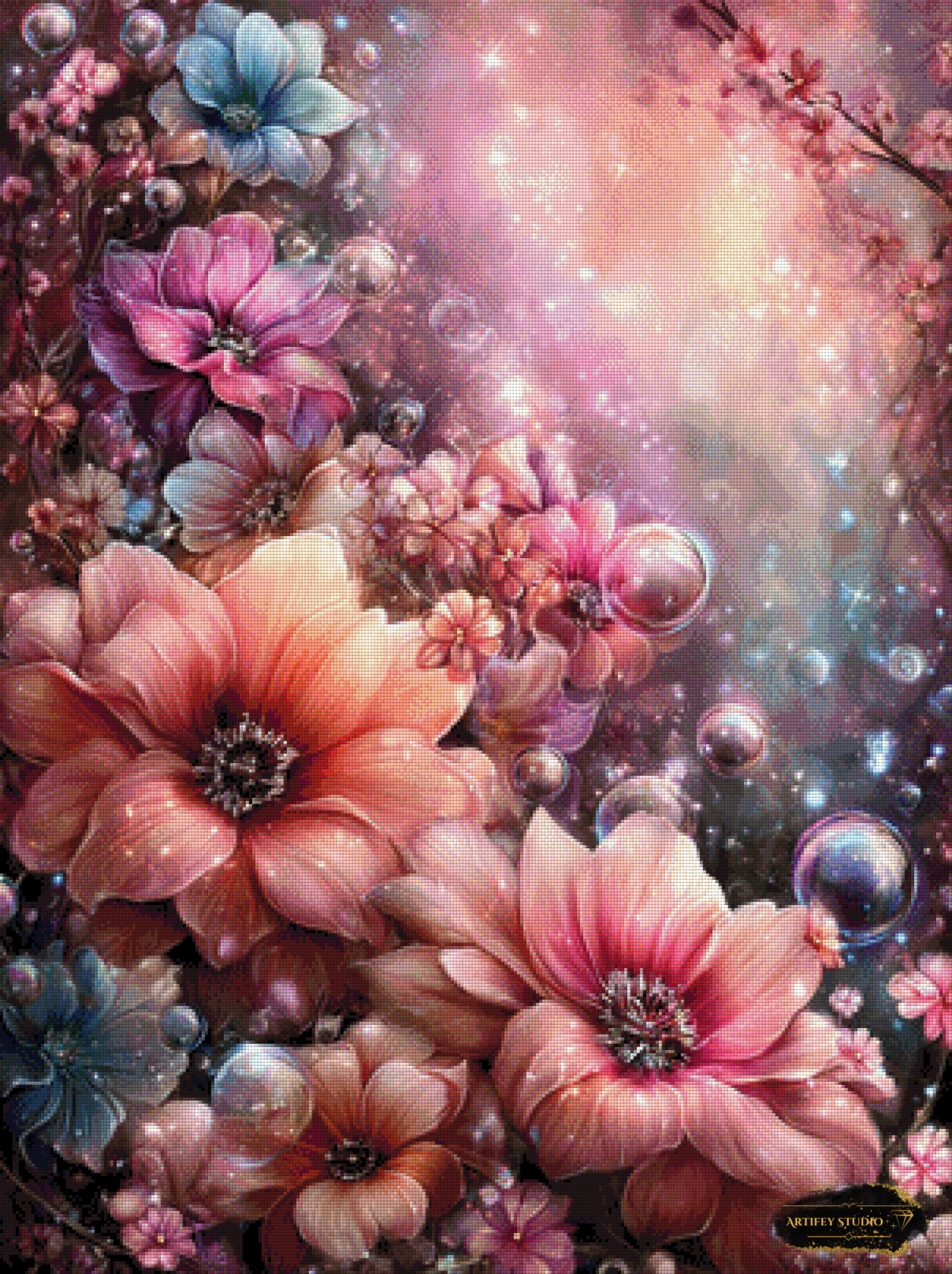 Blütenzauber by LaViie 75x100 mit 240 Farben