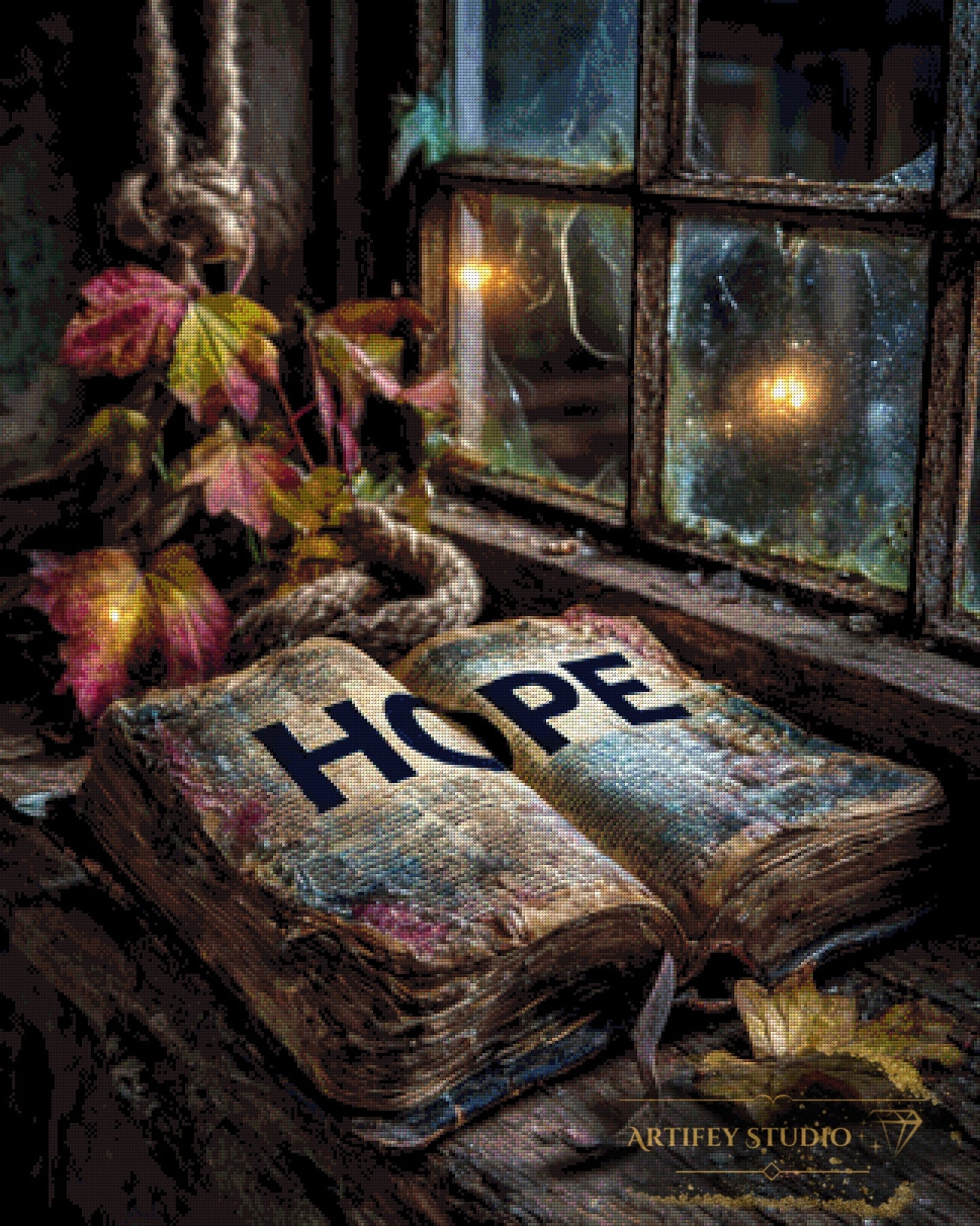 Book of Hope by Morrigan 80x100 with 200 colors
