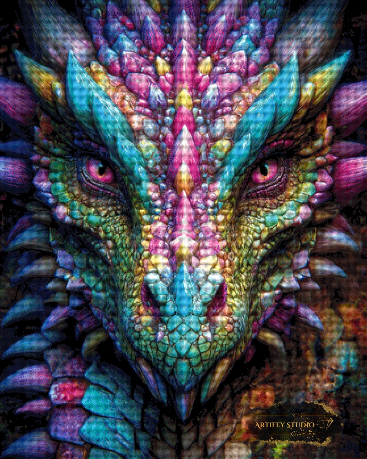 Kaleidoscope Guardian by Skyler 80x100 mit 290 Farben