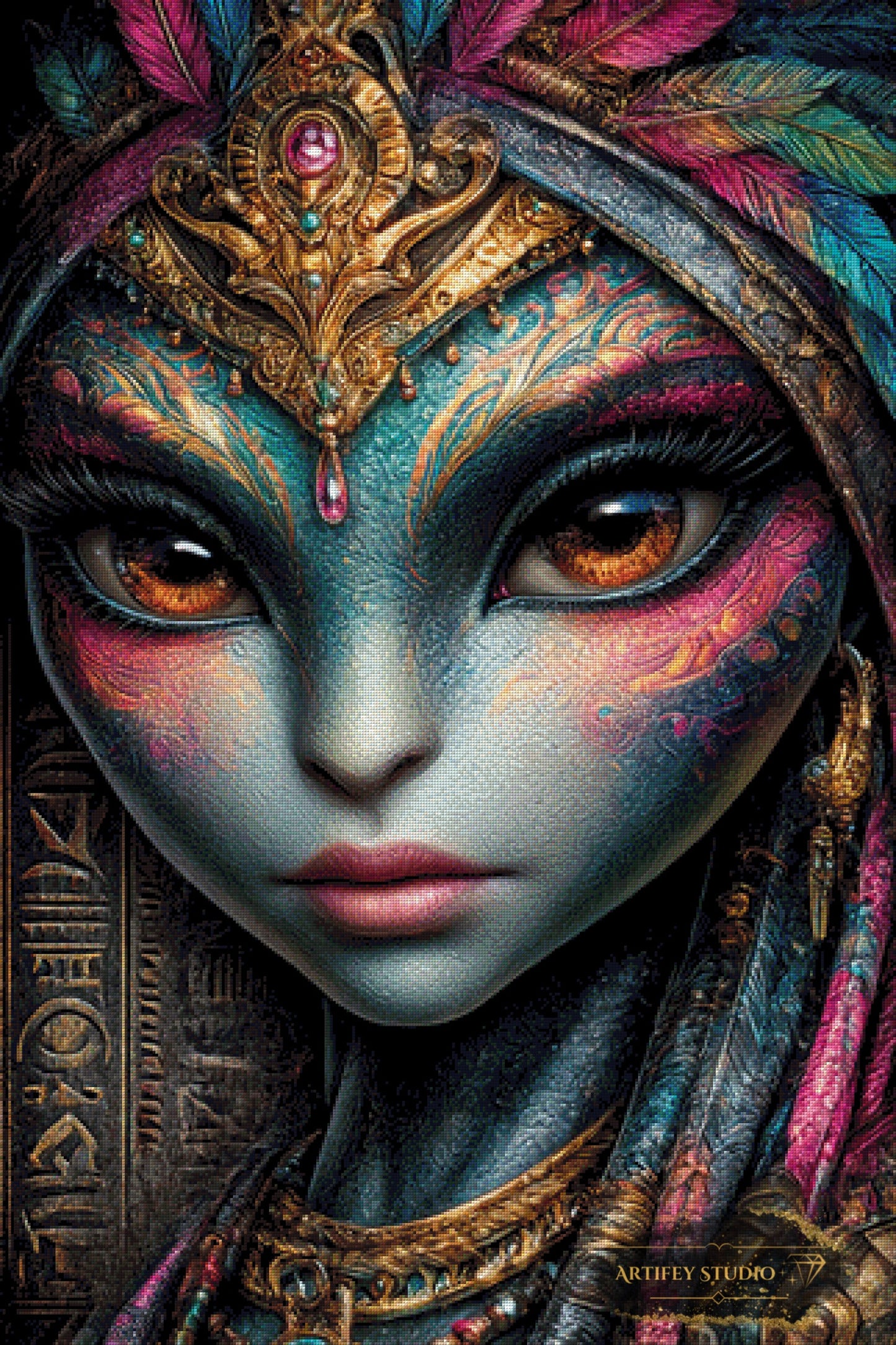 Alien Princess by Kaida 80x120 mit 320 Farben