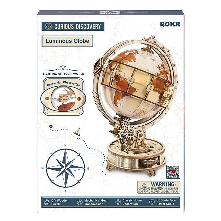 Leuchtender Globus 3D Puzzle