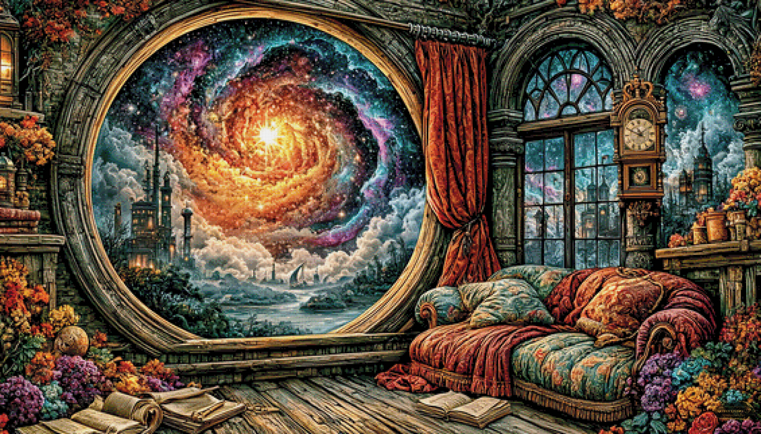 Das Portal des Multiversum by Mirael 140x80 mit 310 Farben