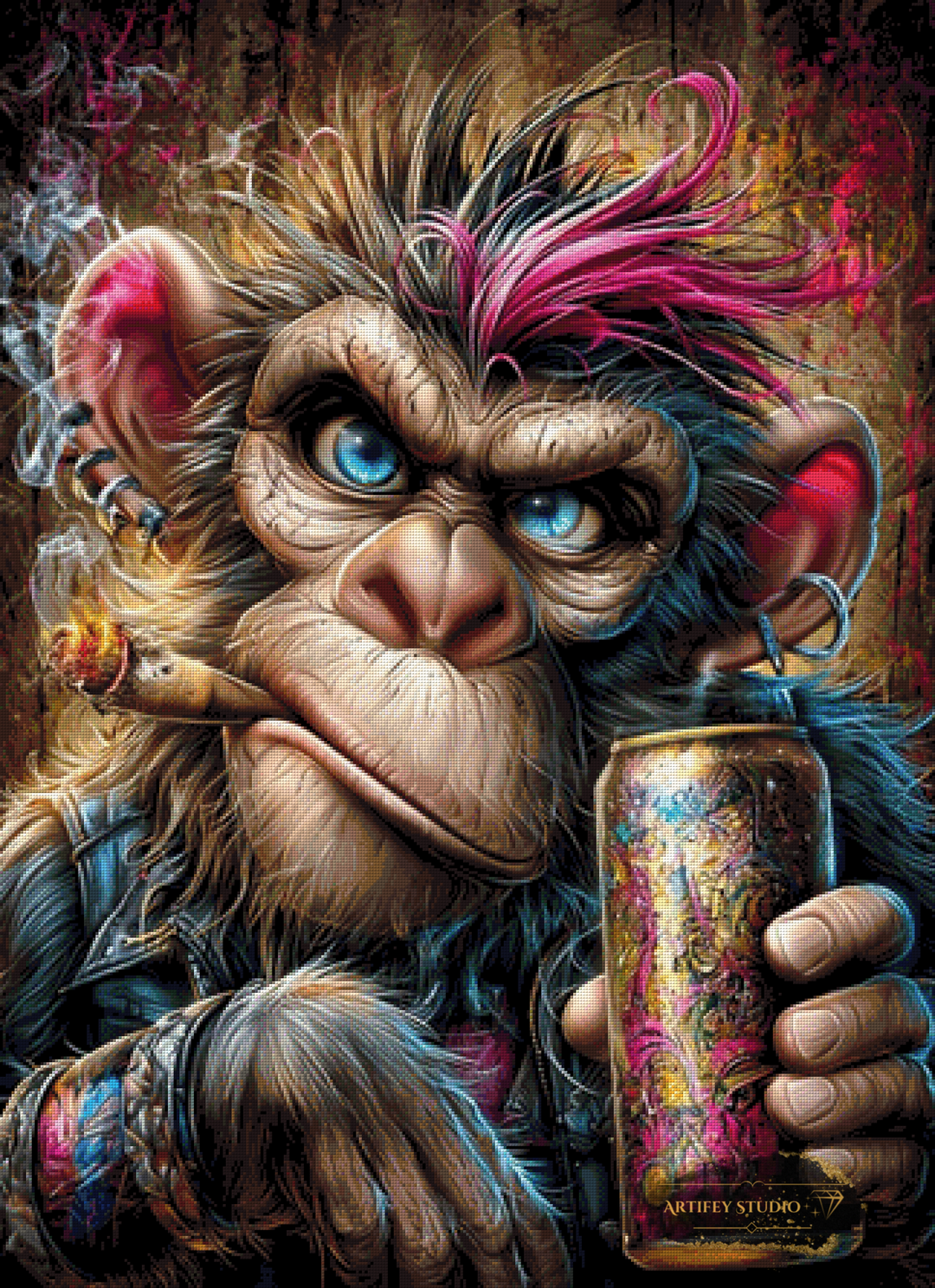 Banano-Rambo by Morrigan 80x110 mit 260 Farben