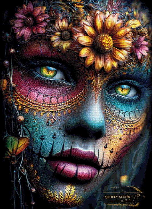 Florecimiento Eterno by Morrigan 80x110 mit 330 Farben