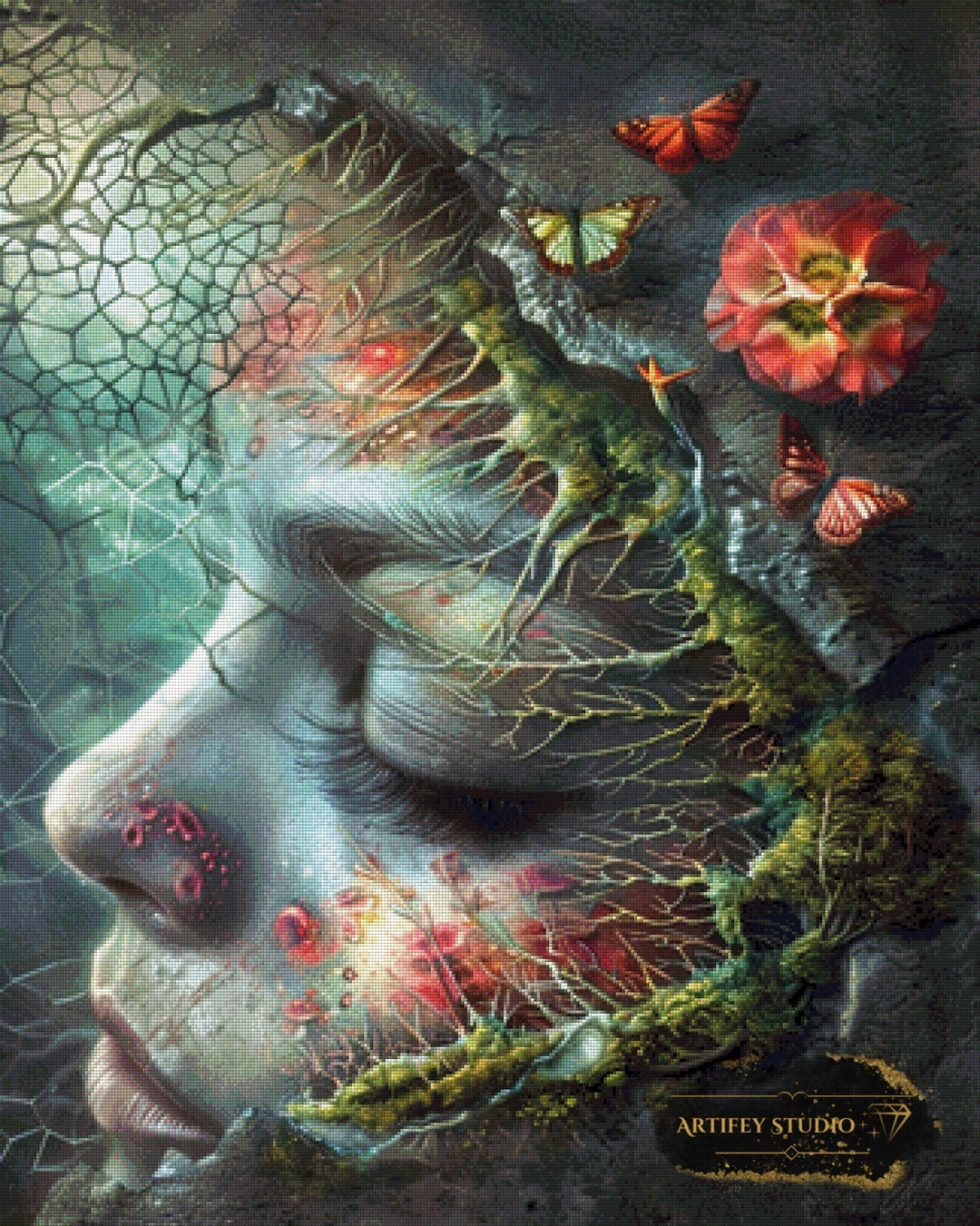 Gaia by Skyler 80x100 mit 230 Farben Artifey Studio