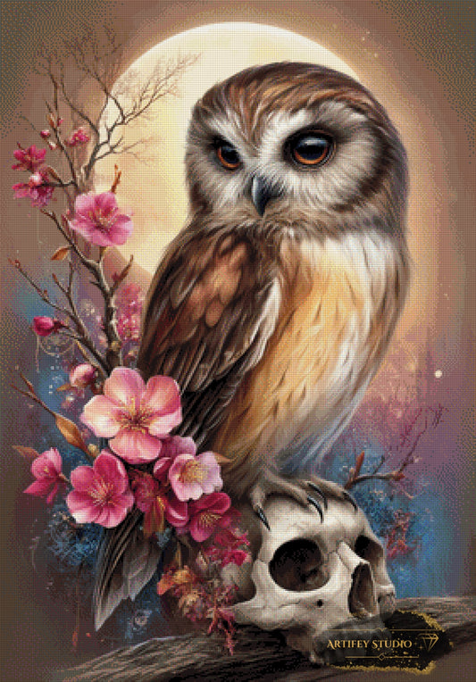 Eule Jatt by Kaida 70x100 mit 190 Farben