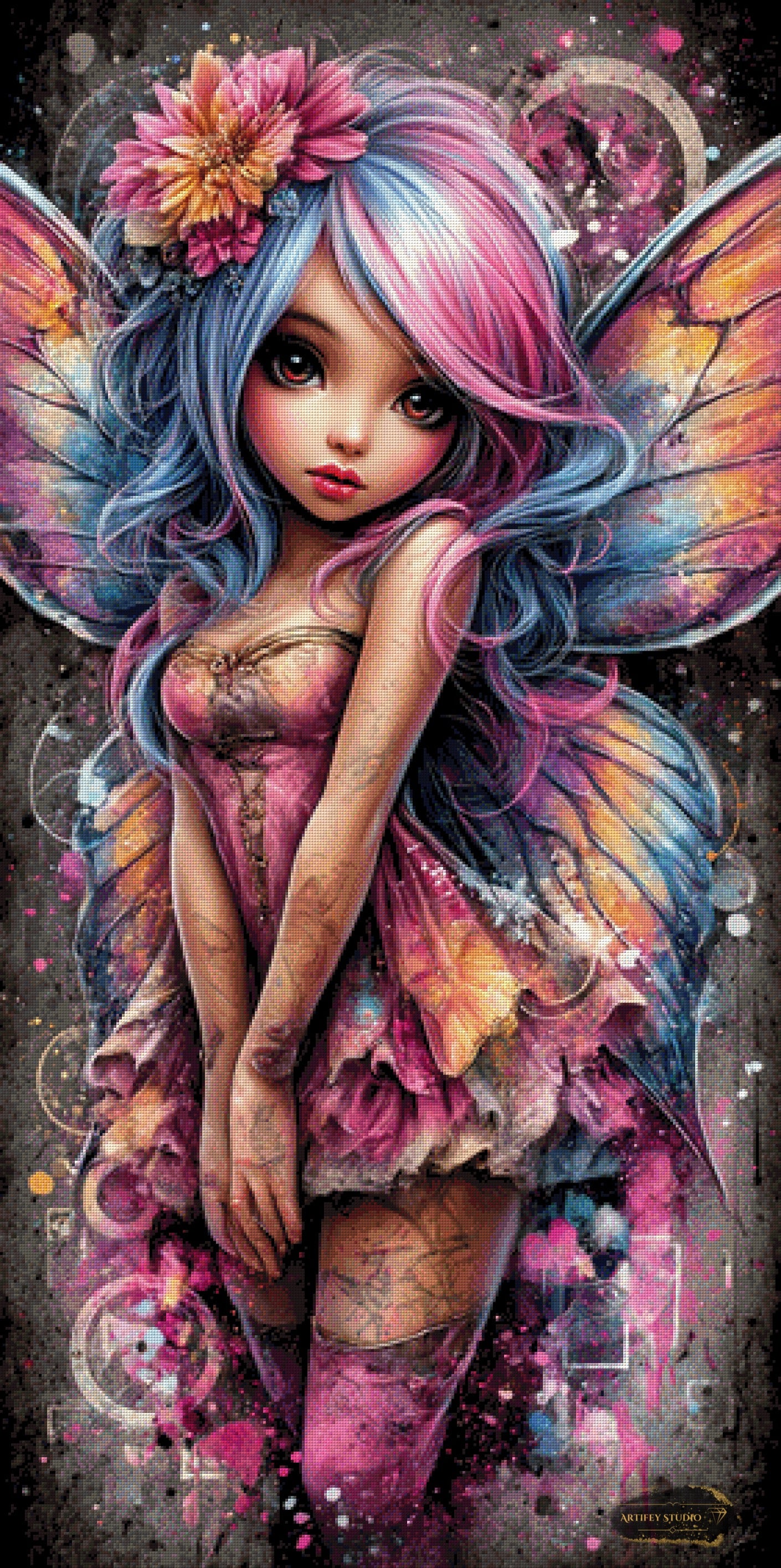 Floris by Kaida 70x140 mit 270 Farben