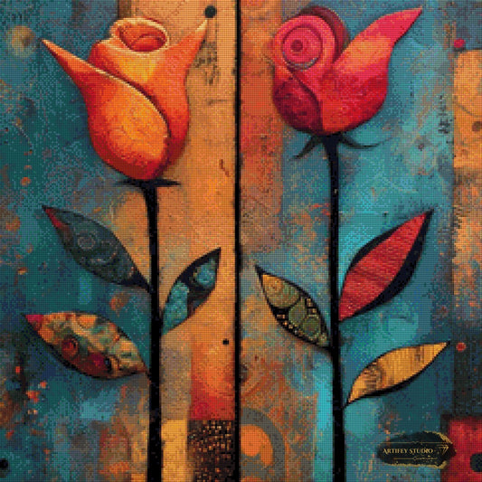 Flora Dualis by Skyler 60x60 mit 170 Farben