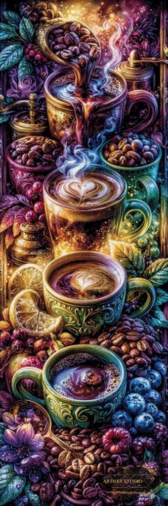 Coffee Time by Artifey 50x150 mit 350 Farben