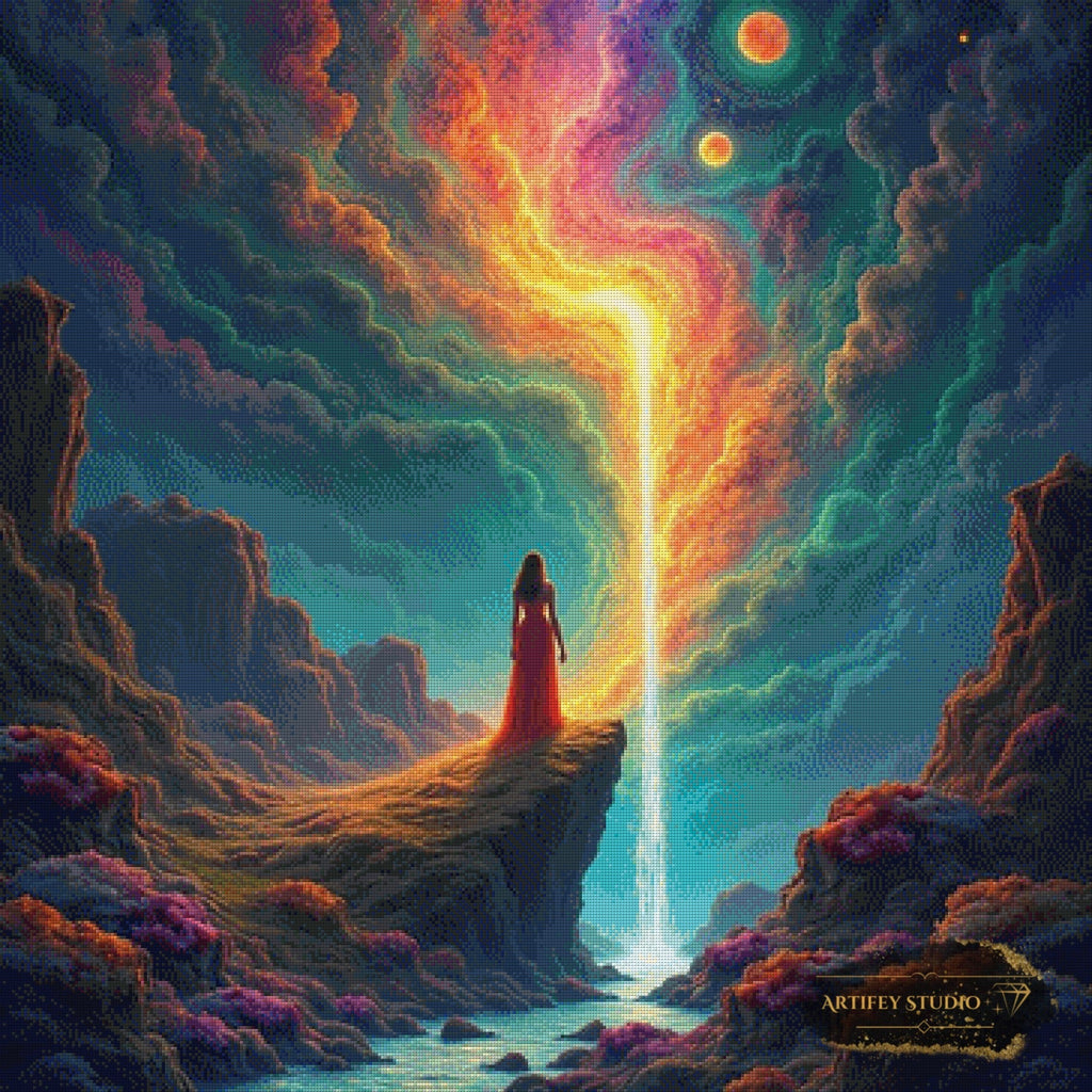 Quelle der Träume by Gaby 90x90 mit 240 Farben Artifey Studio