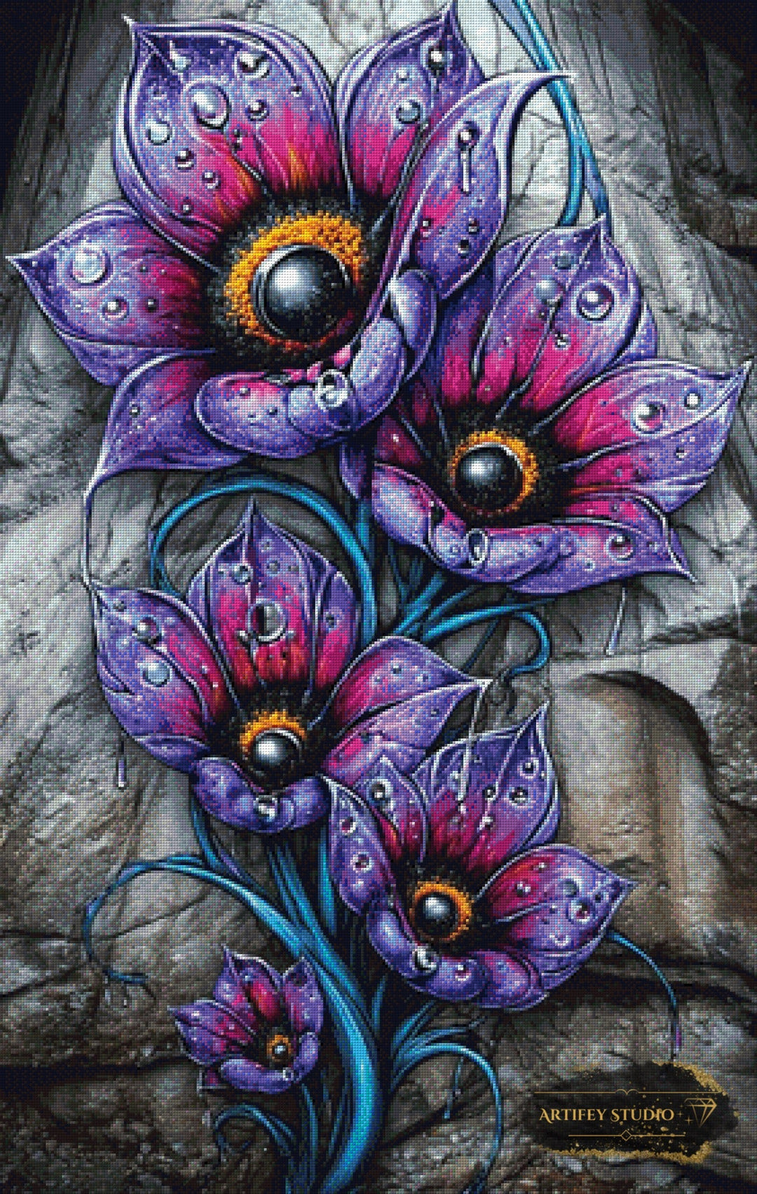 Enigma´s Secret by Skyler 70x110 mit 200 Farben Artifey Studio