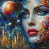 Metropolis Vision by Pixxchicks 80x80 mit 310 Farben Artifey Studio