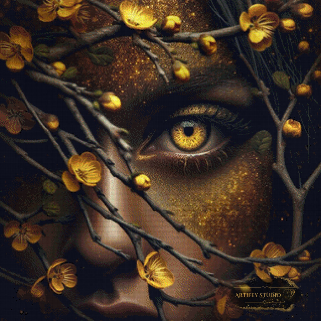Regard d´Or by Diynamite 80x80 mit 100 Farben - Artifey Studio
