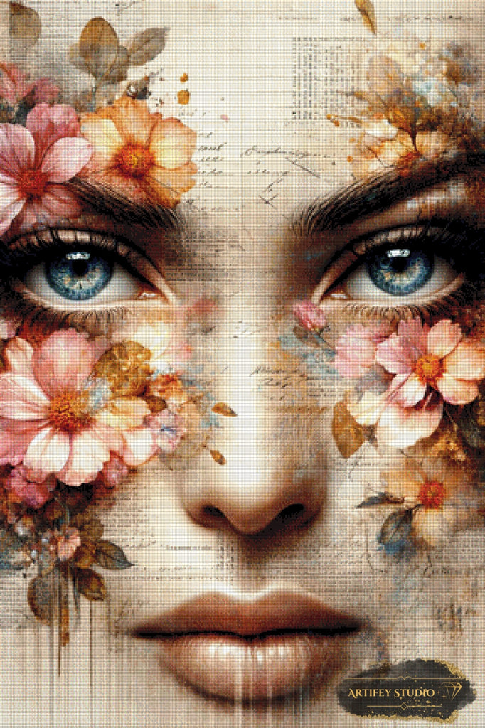 Timeless beauty by MAD 80x120 mit 220 Farben Artifey Studio