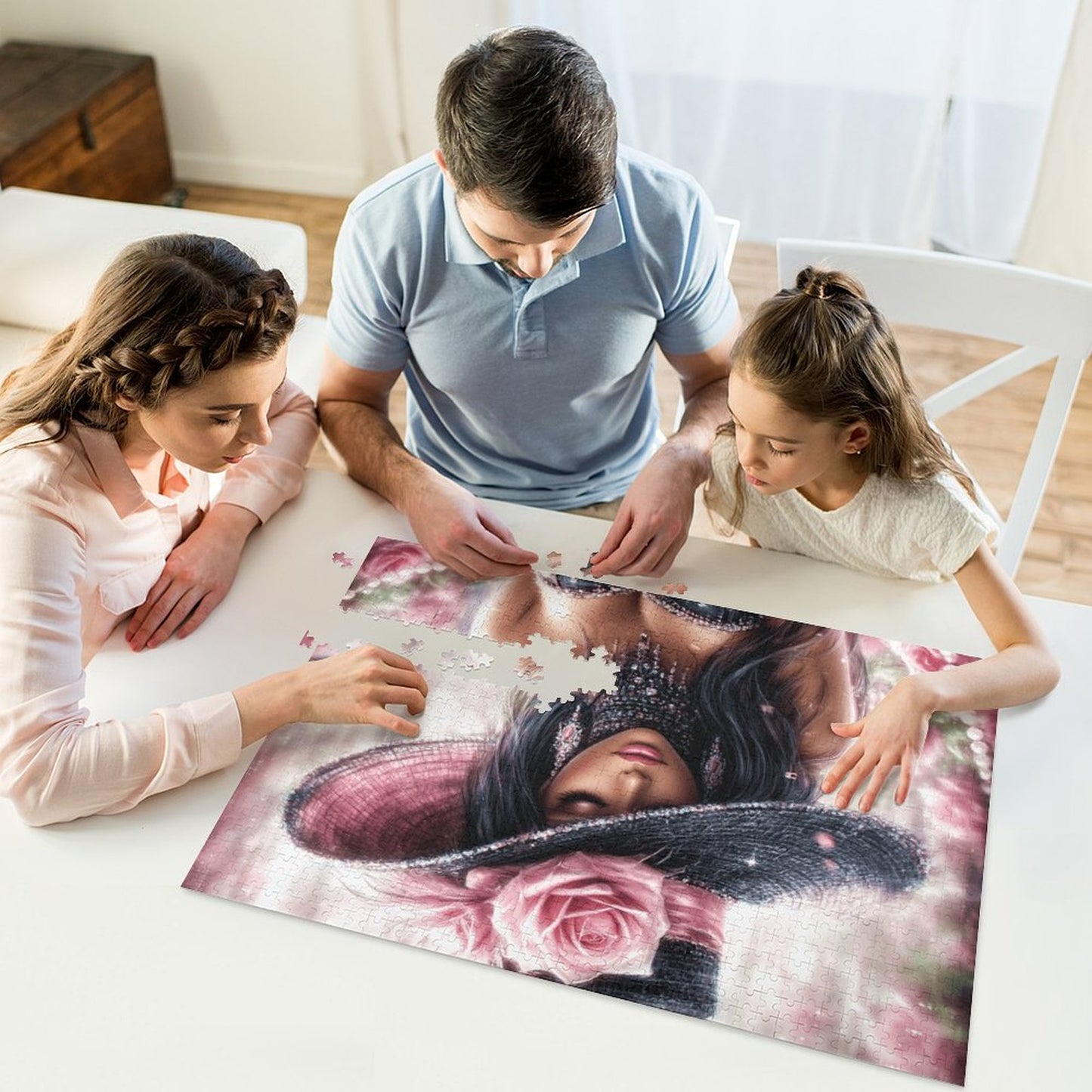 Lady Shy by LaViie Jigsaw Puzzles