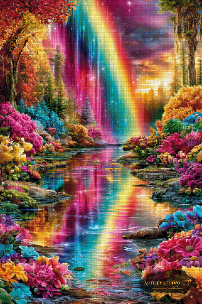 Regenbogenmagie by Morrigan 80x120 mit 410 Farben