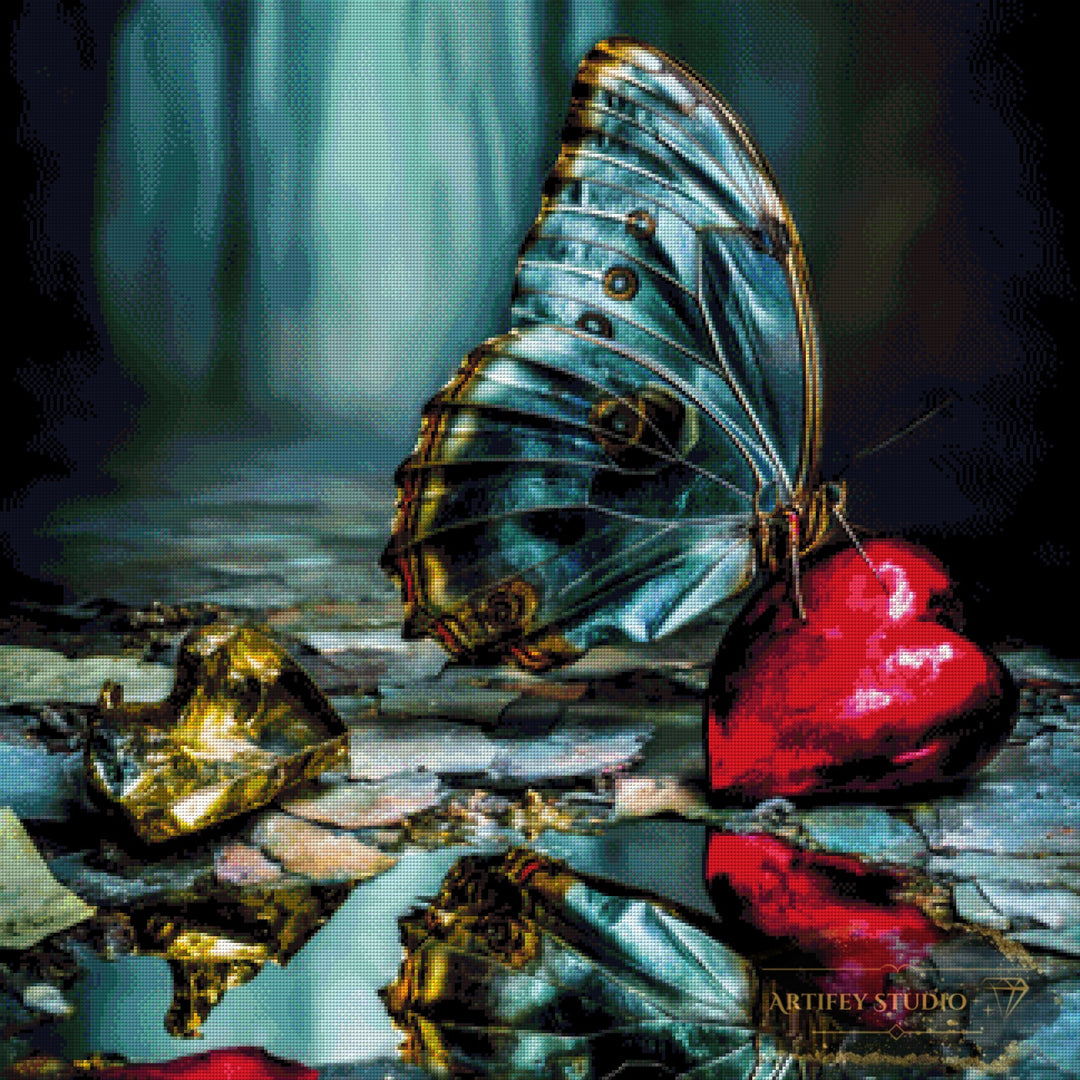 Little love signs by Skyler  80x80 mit 230 Farben - Artifey Studio