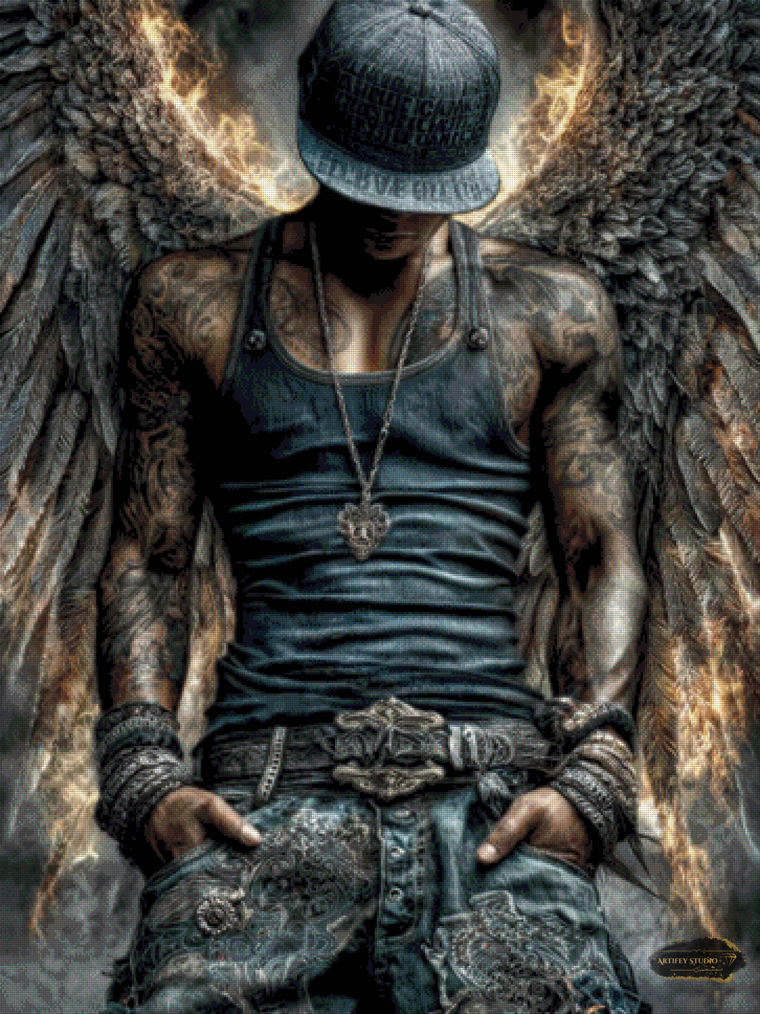 Ghetto Angel by LaViie 90x120 mit 125 Farben