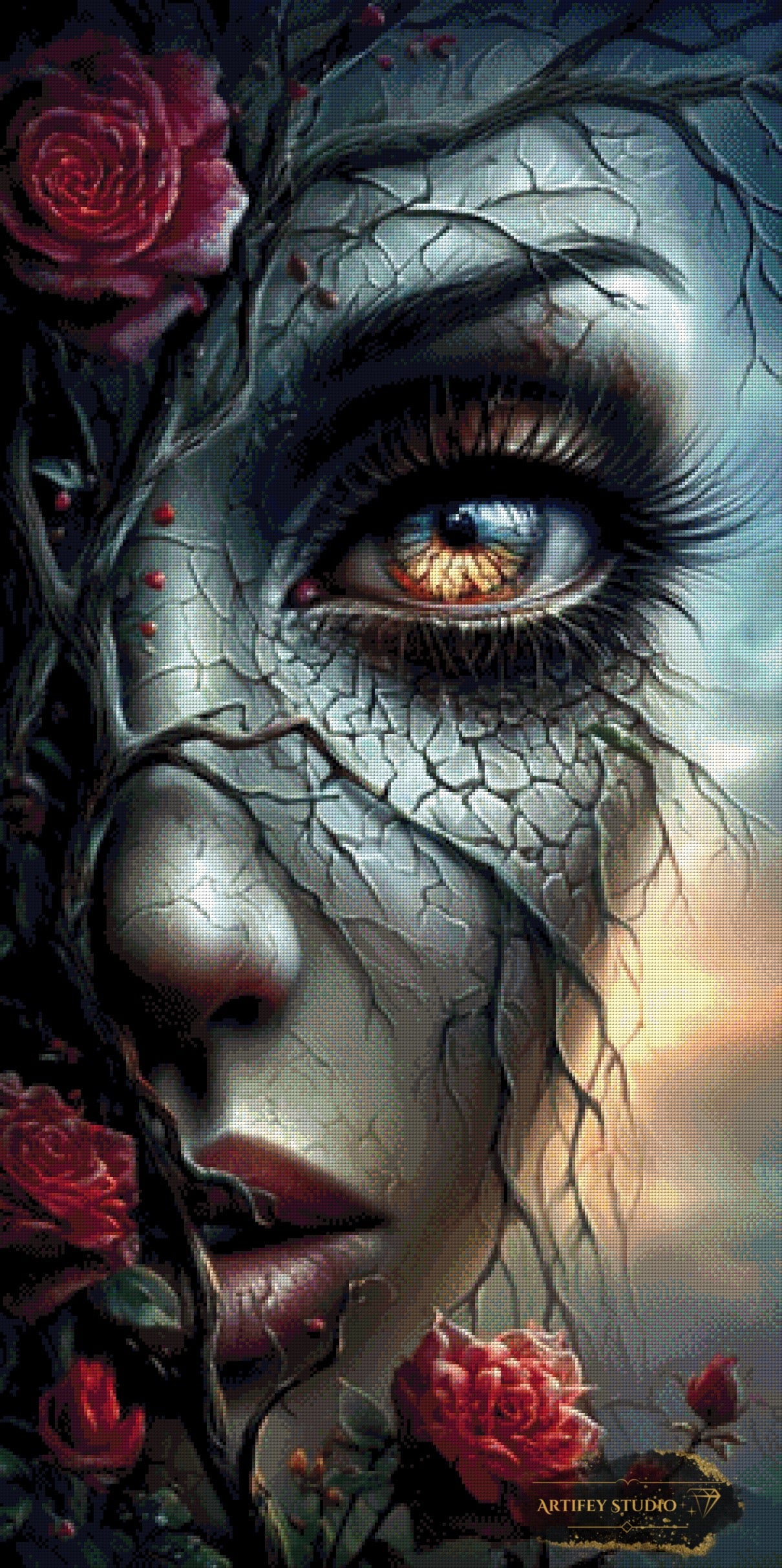 Pteracantha by LaViie 60x120 mit 200 Farben