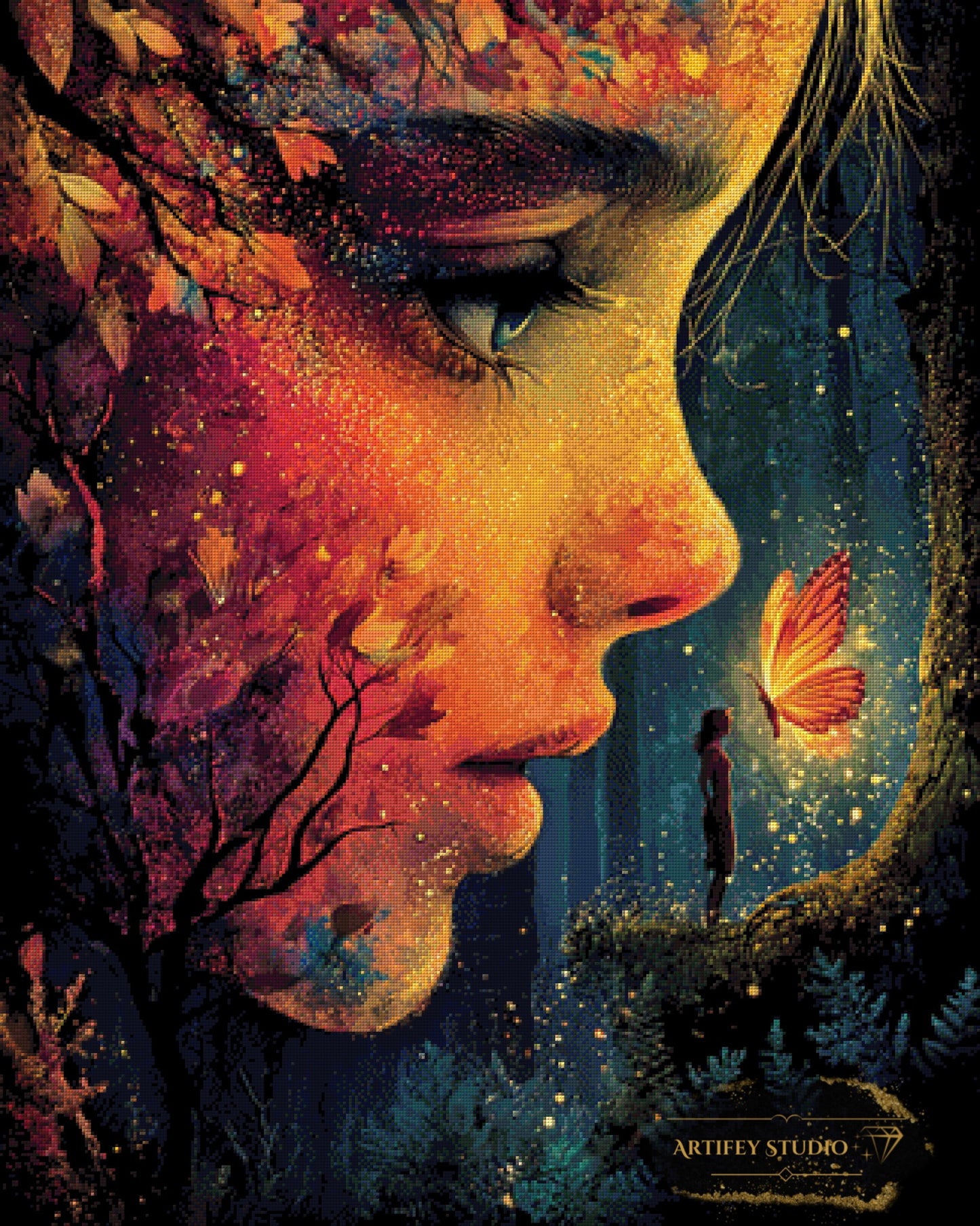 Silvae Anima by Skyler 80x100 mit 190 Farben