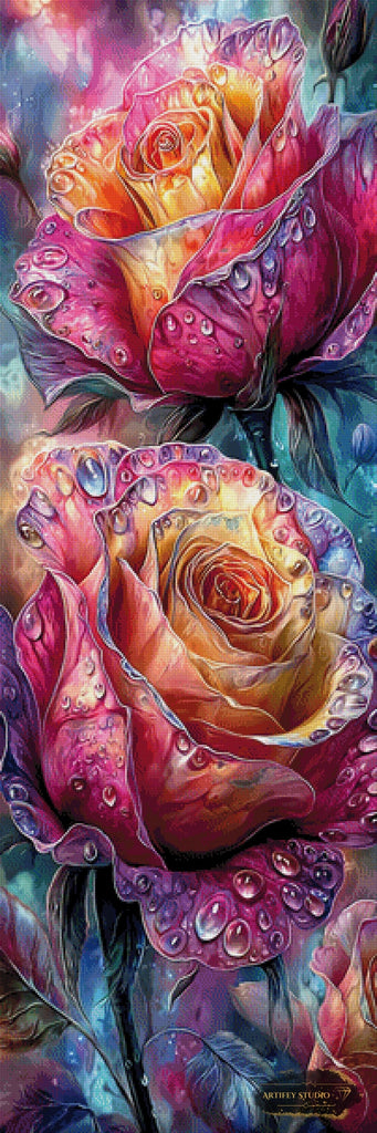 Rosa Radiante by Artifey 50x150 mit 350 Farben Artifey Studio