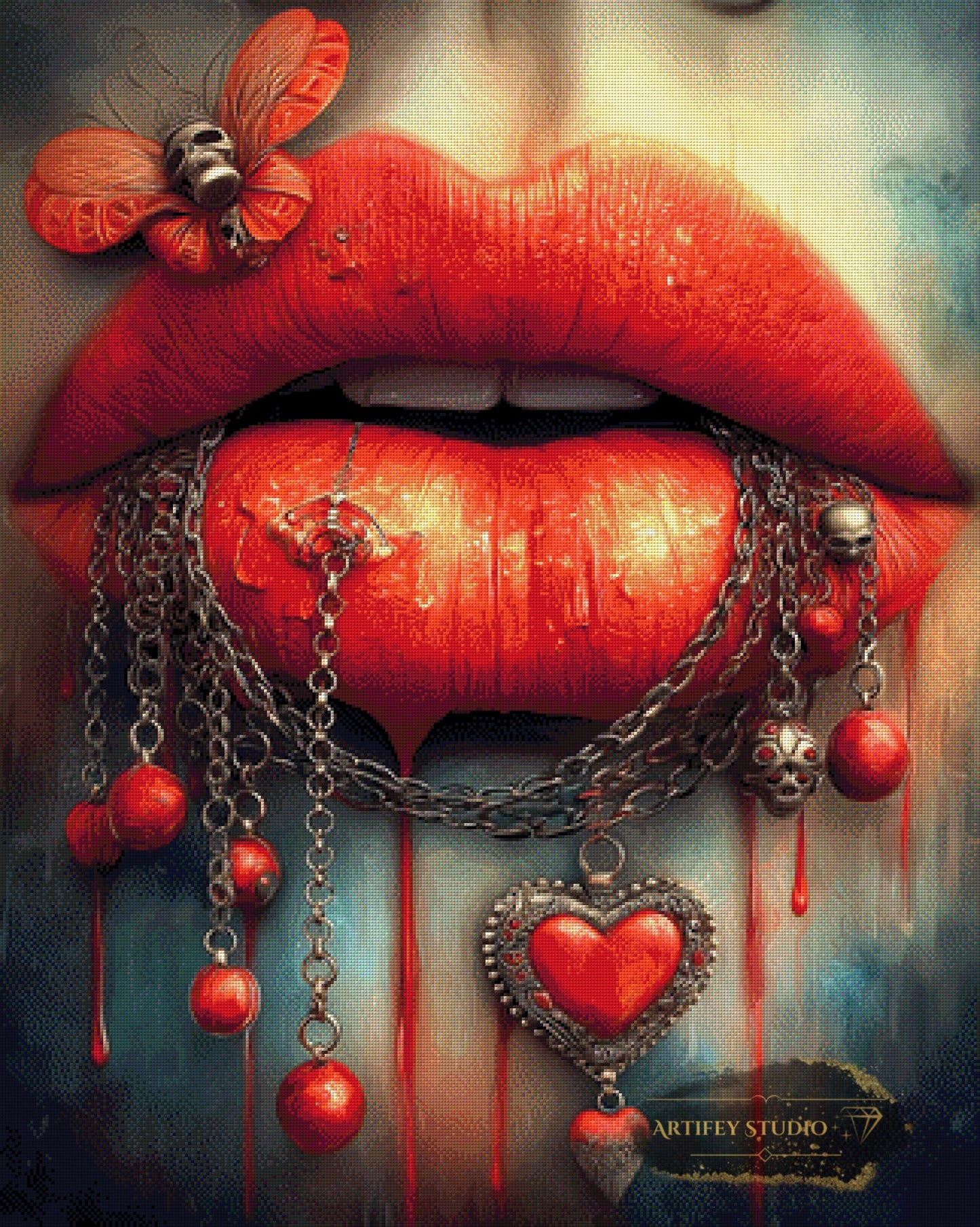 Ketten der Leidenschaft by LaViie 80x100 mit 200 Farben