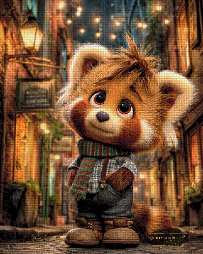 Urban Fluff by Mirael 80x100 mit 200 Farben