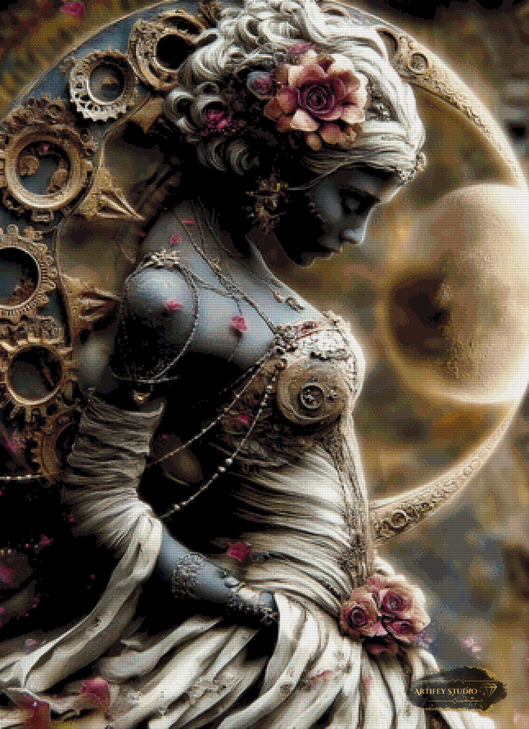 ChronoGodess by Skyler 80x110 mit 150 Farben Artifey Studio