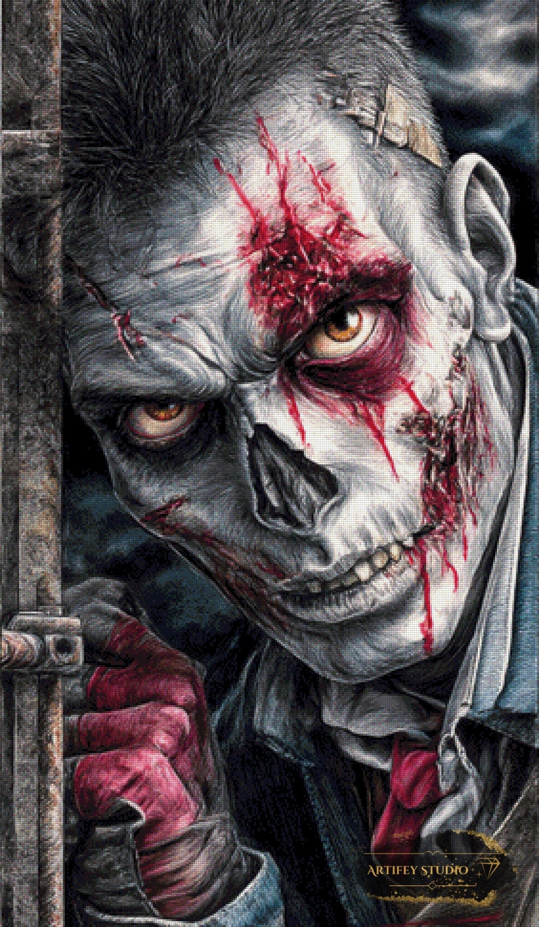 Zombie by Lexxa 70x120 mit 170 Farben Artifey Studio