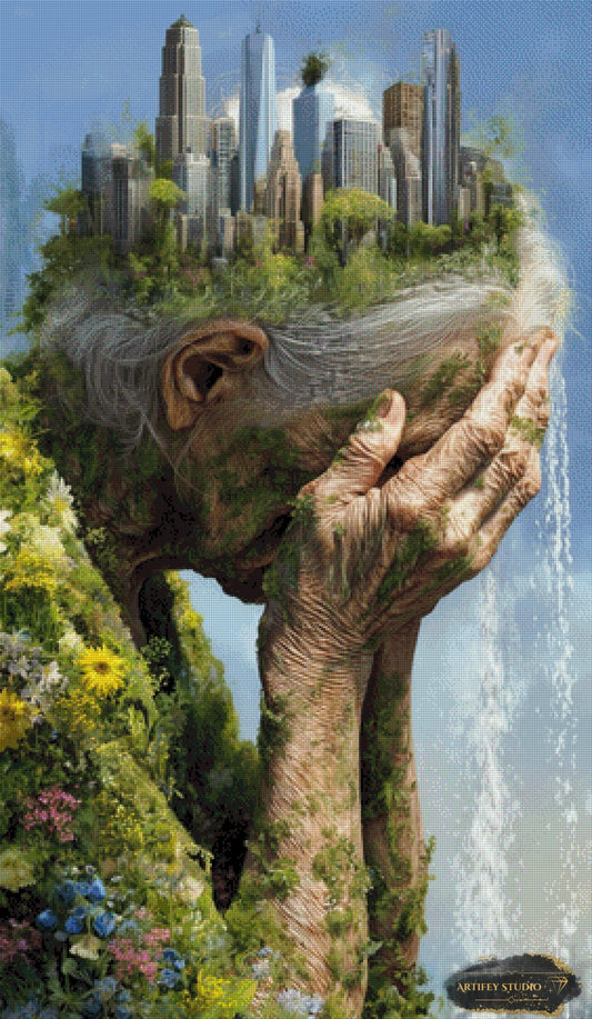 Die Last der Fortschritts by Salzkatze 70x120 mit 190 Farben