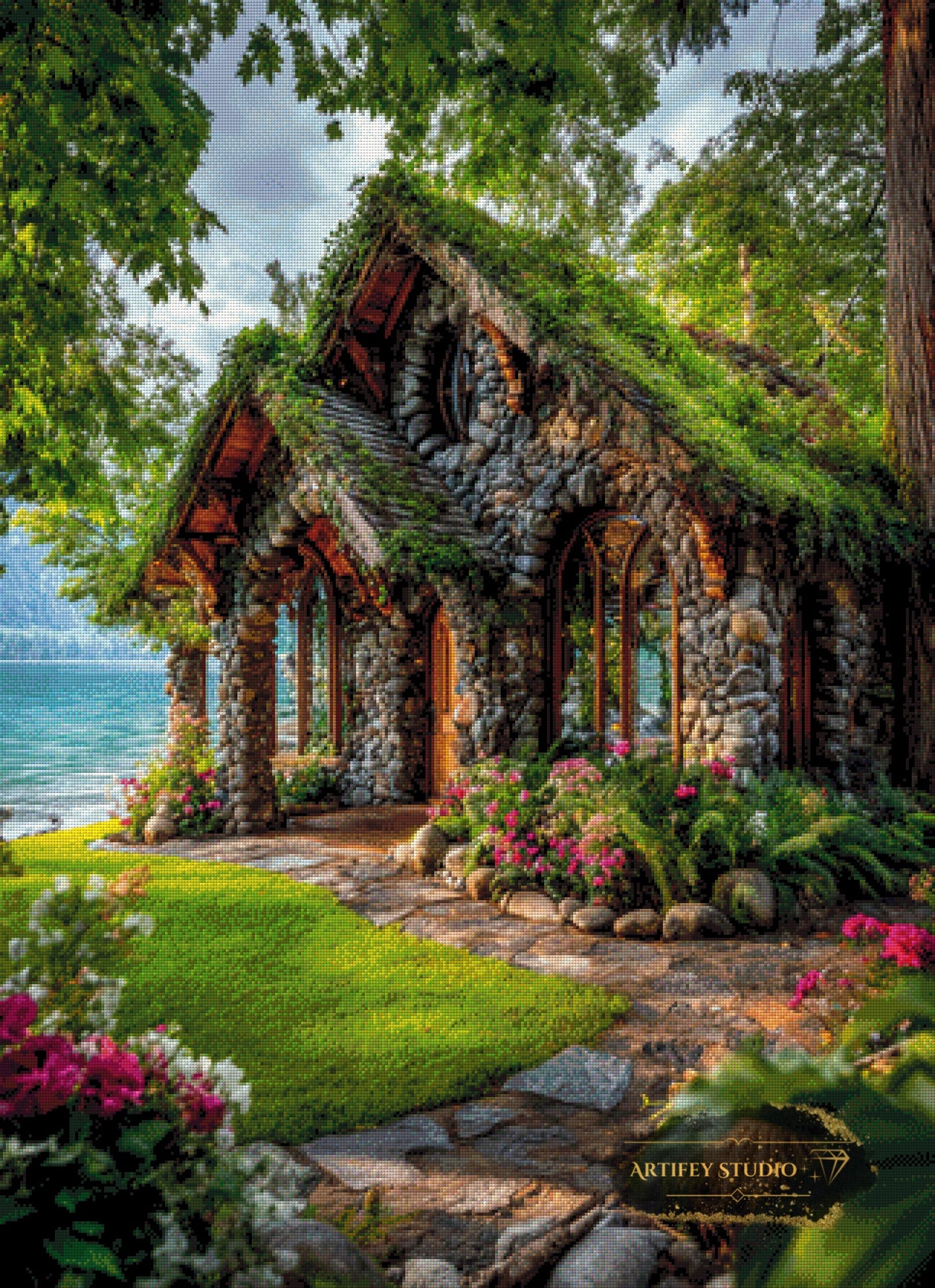 Domus Saxea by Artifey 80x110 mit 260 Farben