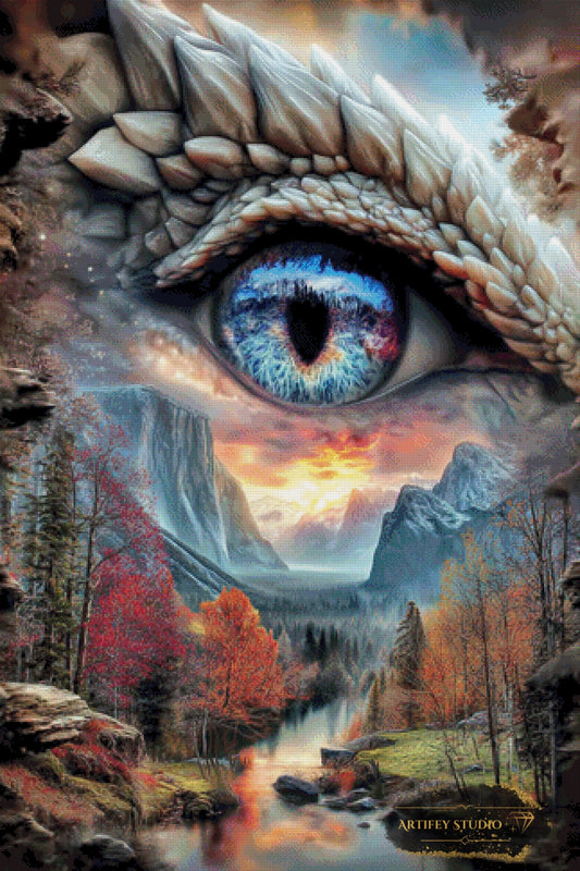 Okiem Smoka by Artifey 80x120 mit 250 Farben