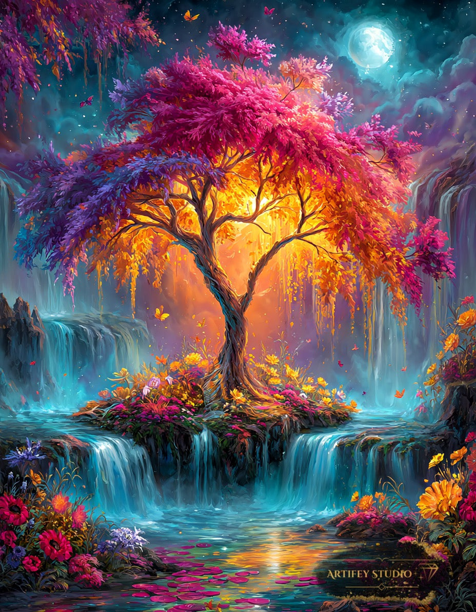 Magic Tree by Artifey 70x90 mit 340 Farben - Artifey Studio