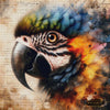Vintage Papagei by MAD 90x90 mit 270 Farben Artifey Studio