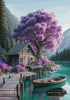 Rifugio Viola by MAD 70x100 mit 150 Farben Artifey Studio