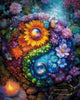 Blüten-Nirvana by Morrigan 80x100 mit 310 Farben - Artifey Studio