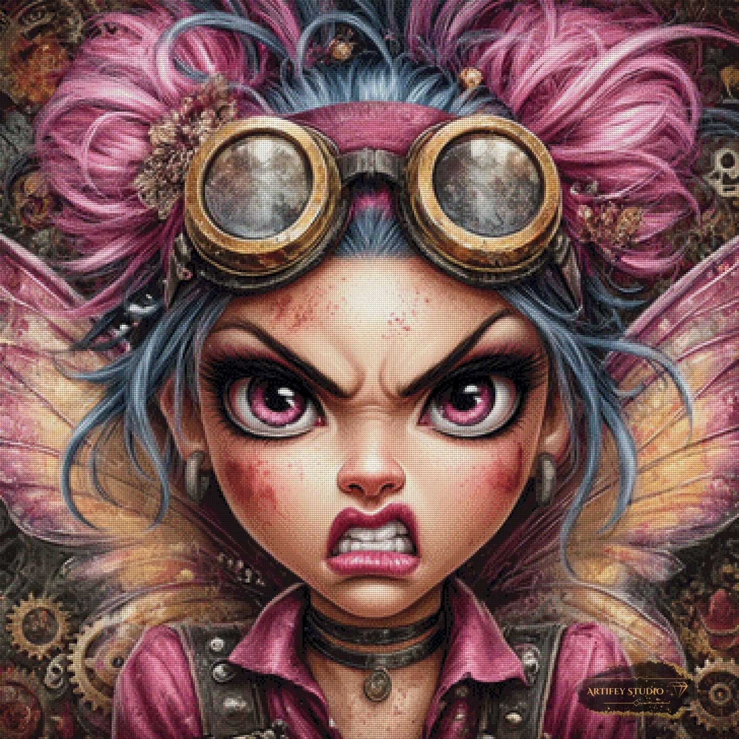 I´m angry by Kaida 90x90 mit 210 Farben