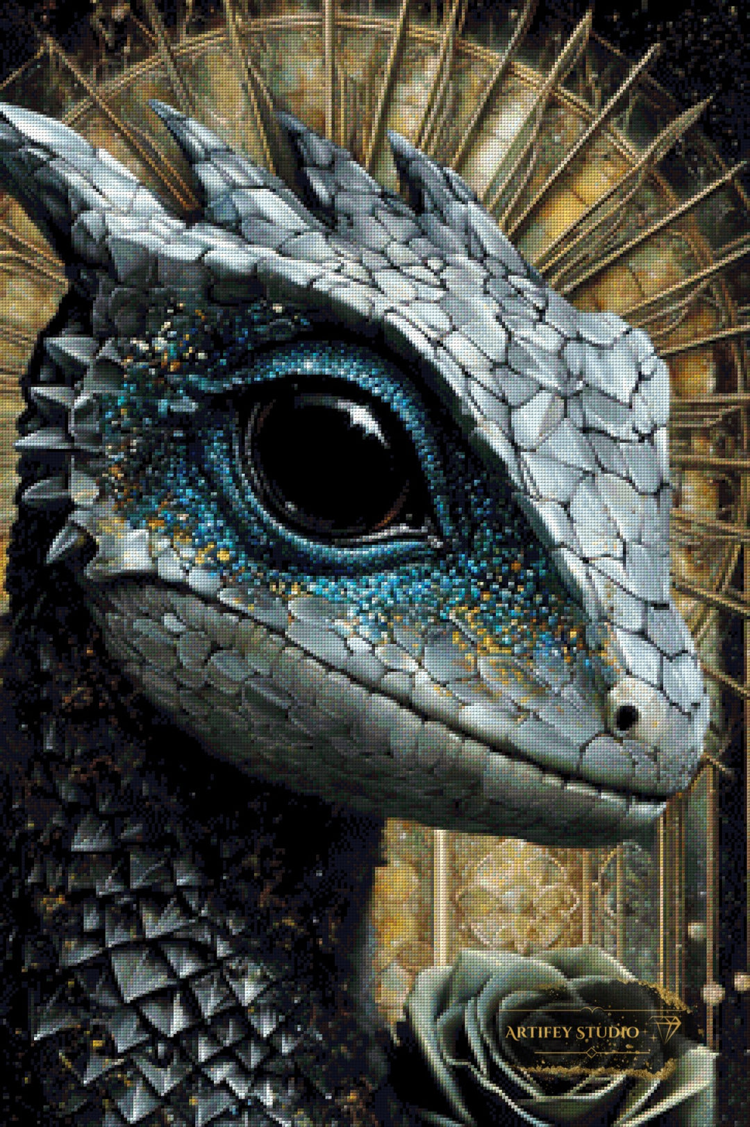 Argent Scale by Skyler 60x90 mit 150 Farben - Artifey Studio