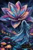 Lotus aus Licht und Nacht by Lexxa 80x120 mit 260 Farben Artifey Studio